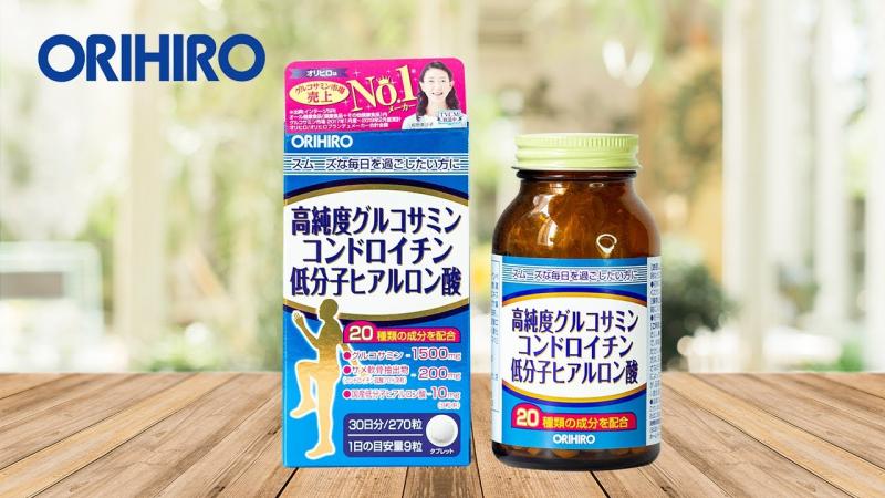 Viên uống bổ xương khớp tổng hợp Glucosamine và Chondroitin Orihiro