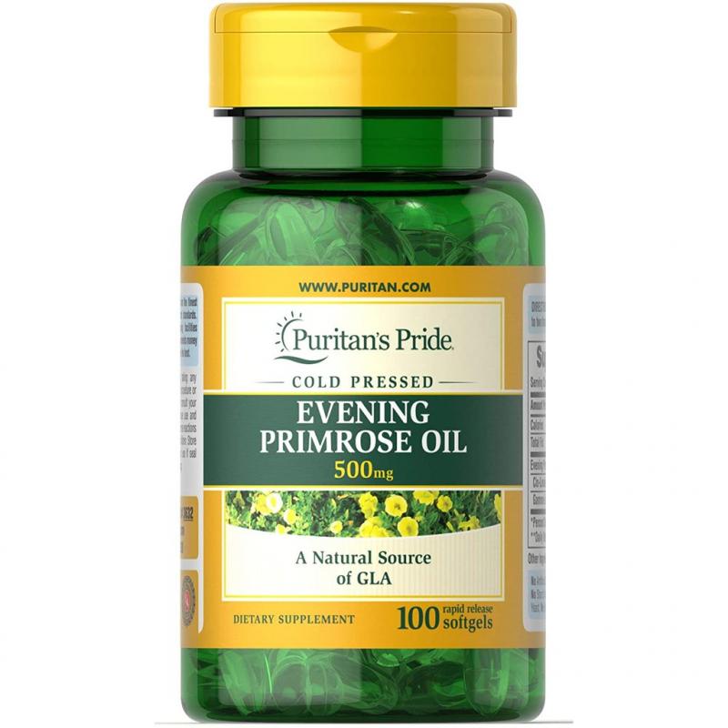 Viên uống cân bằng nội tiết, đẹp da, giảm cân tinh dầu hoa anh thảo Puritan's Pride Evening Primrose Oil