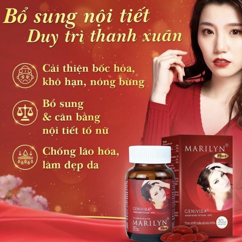 Viên uống cân bằng nội tiết tố, cải thiện sinh lý Marilyn Plus