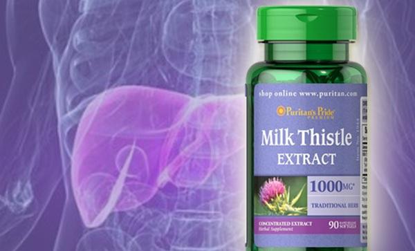 Viên uống cao kế sữa bổ gan, thải độc gan Puritan's Pride Milk Thistle Extract