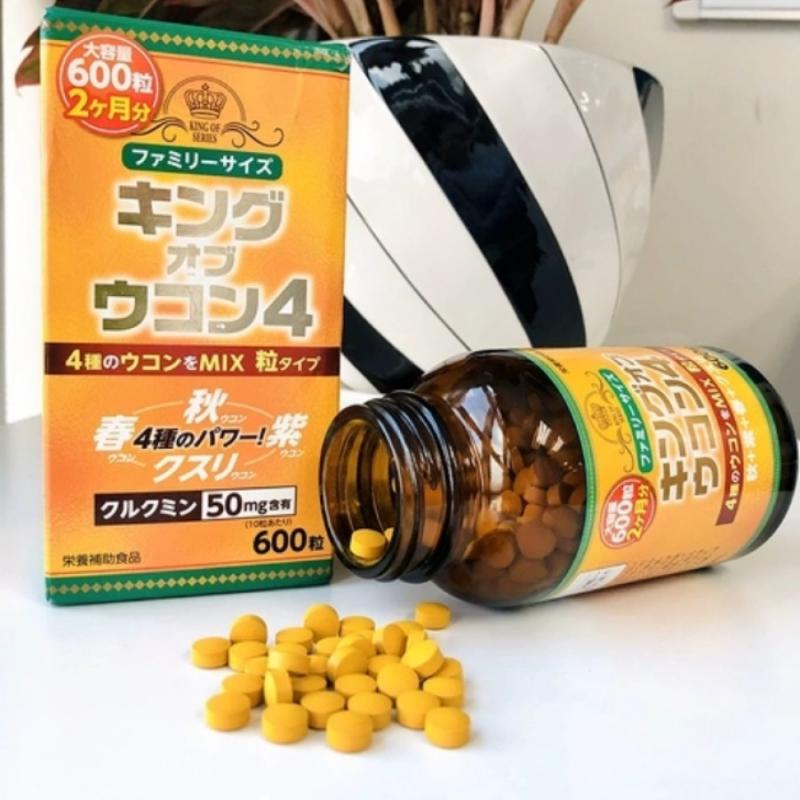 Viên Uống Chiết Xuất Nghệ Wellness Life Science King Ukon 4