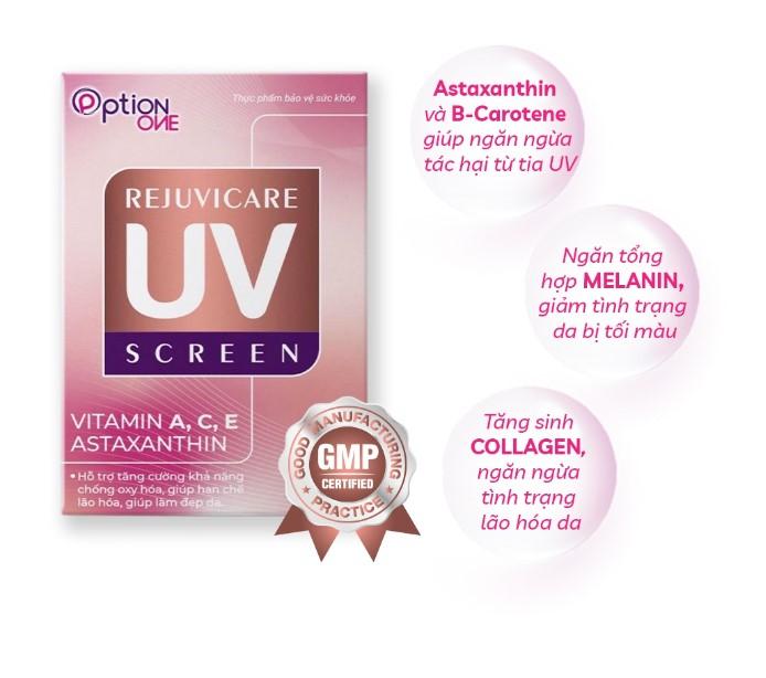 Viên uống chống nắng Rejuvicare UV Screen