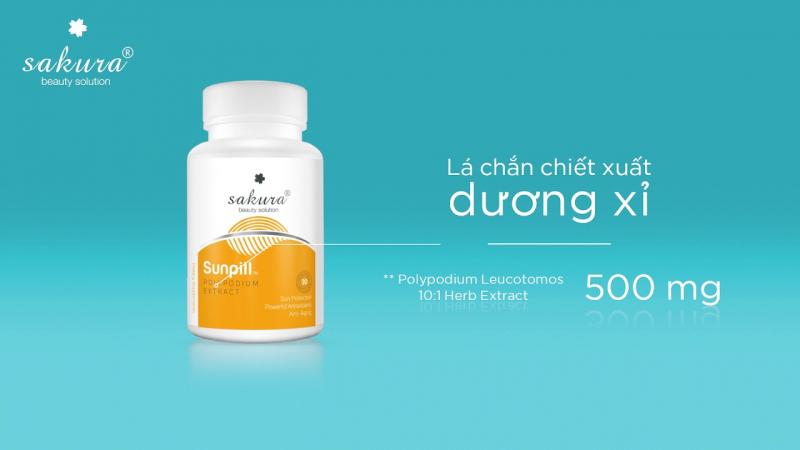 Viên uống chống nắng Sakura Sunpill