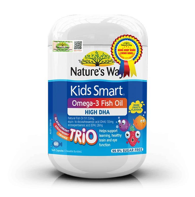 Viên uống dầu cá Nature's Way Omega-3 Fish Oil Trio