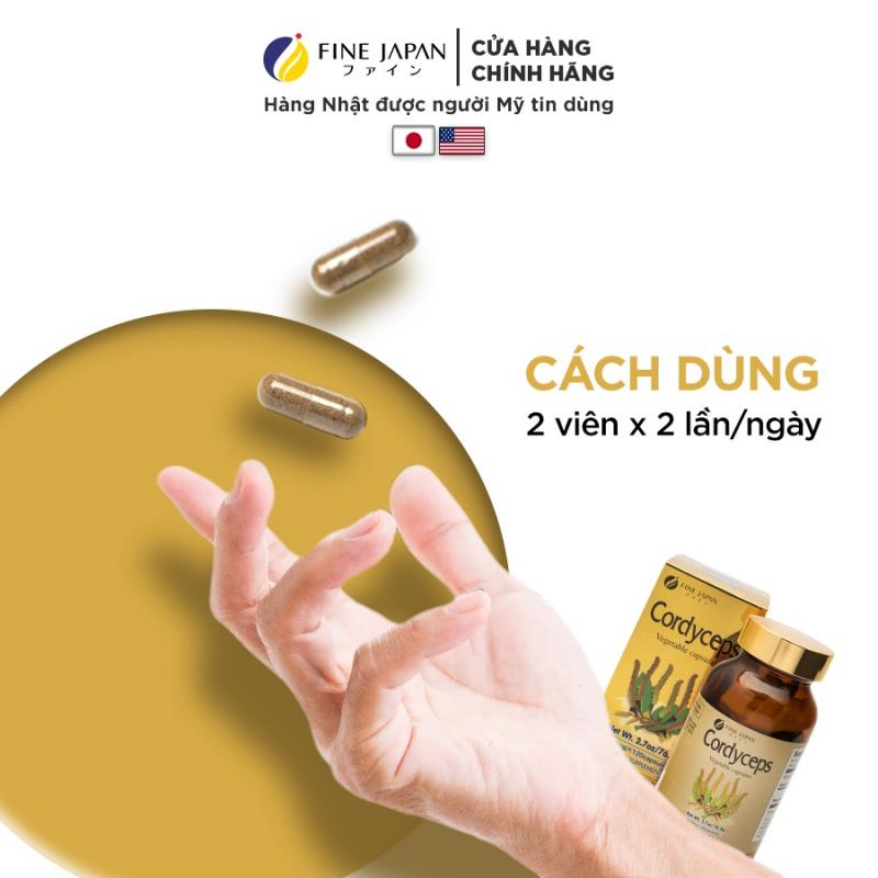 Viên uống đông trùng hạ thảo Cordyceps Fine Japan
