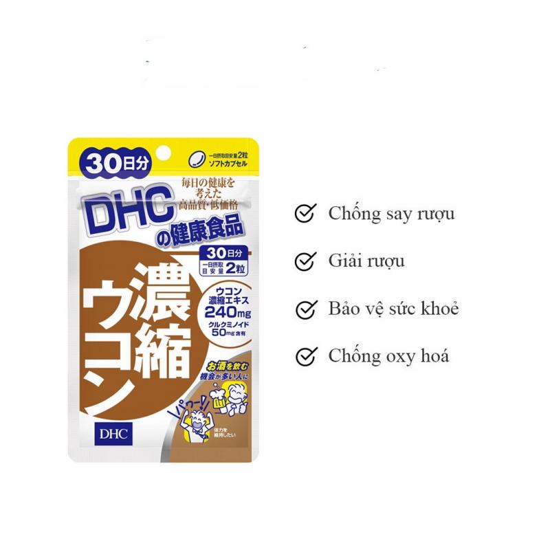 Viên uống giải rượu, thải độc gan DHC Nhật Bản