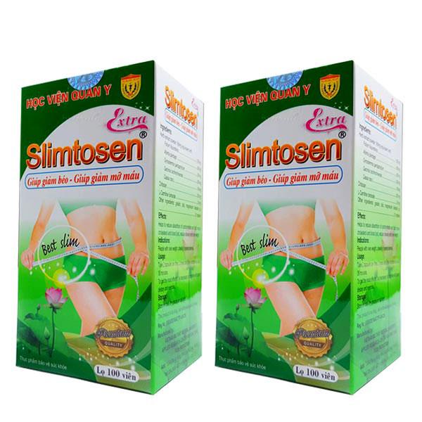 Viên uống giảm cân Slimtosen Extra Học Viện Quân Y Việt Nam (100 viên)