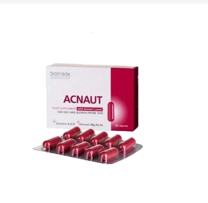 Viên uống giảm mụn Biotrade Acnaut Food Supplement