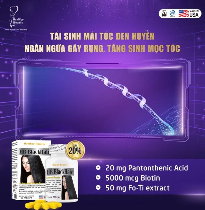 Viên uống Healthy Beauty HB Black Hair