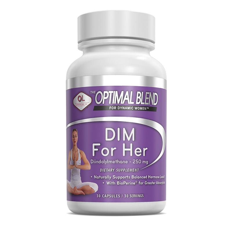 Viên uống hỗ trợ cân bằng nội tiết tố nữ Olympian Labs Dim For Her 30 viên