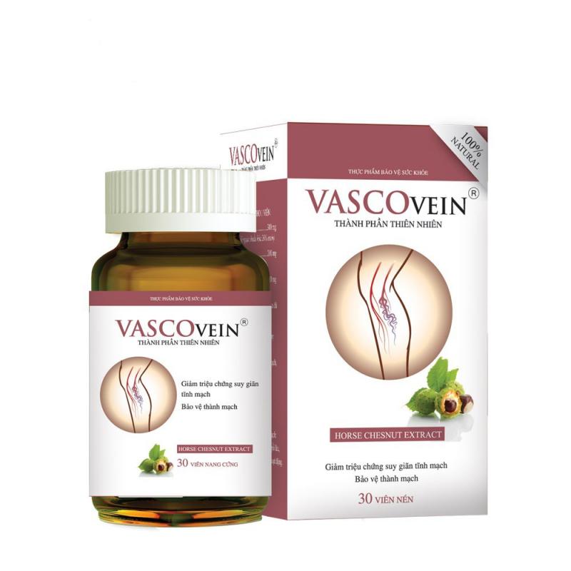 Viên uống hỗ trợ điều trị bệnh suy giãn tĩnh mạch Vascovein