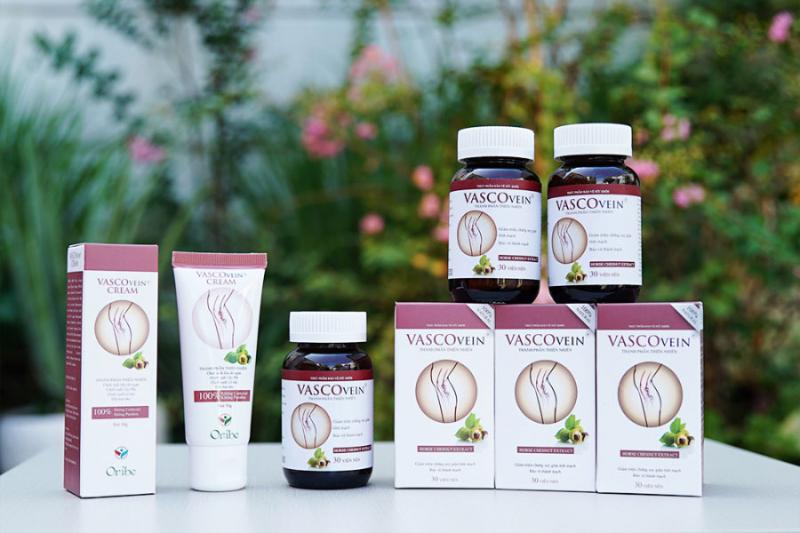 Viên uống hỗ trợ điều trị bệnh suy giãn tĩnh mạch Vascovein