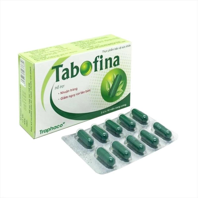 Viên uống hỗ trợ nhuận tràng, giảm táo bón Traphaco Tabofina