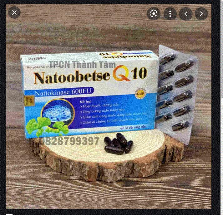 Viên Uống Hoạt Huyết Dưỡng Não Nattobest Q10