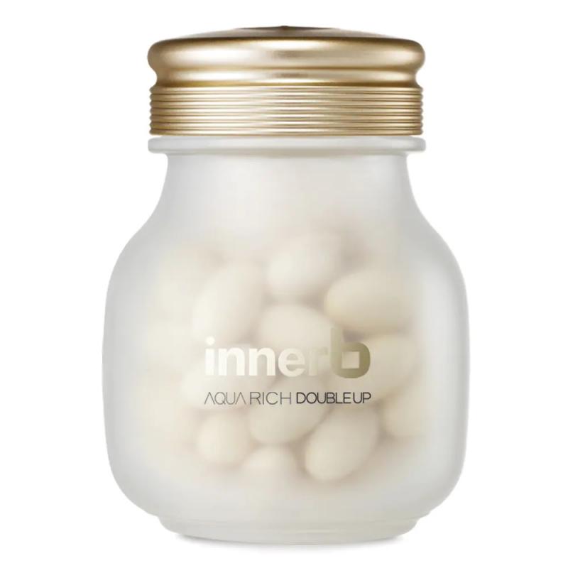 Viên uống InnerB Aqua Rich Doubleup cấp ẩm hỗ trợ sáng mịn bảo vệ da