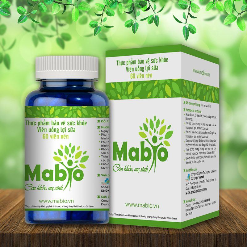 ﻿﻿Viên uống lợi sữa Mabio