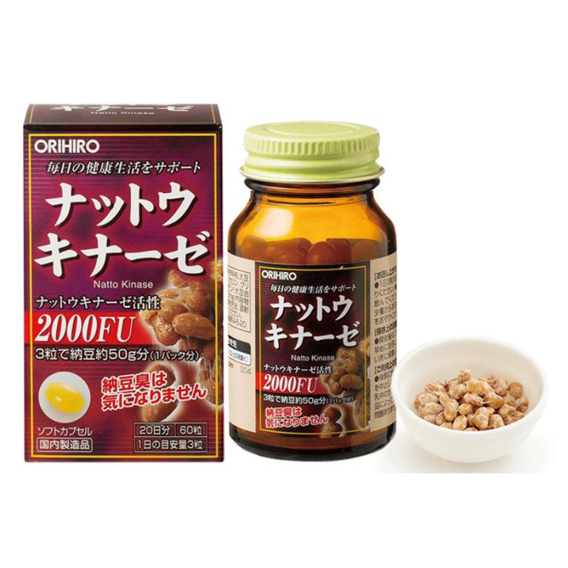 Viên uống Nattokinase Orihiro 2000Fu
