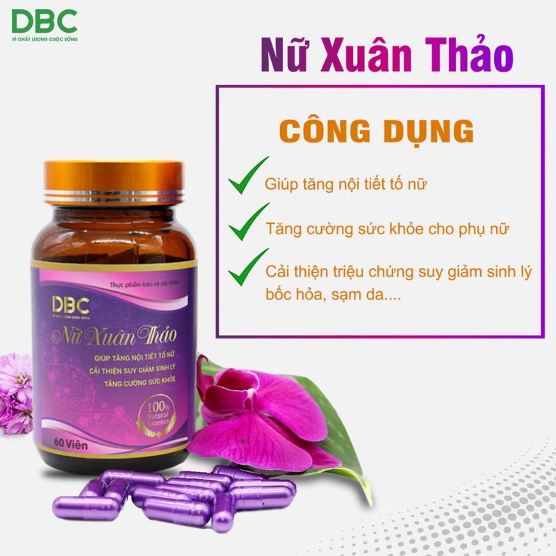 Viên uống nội tiết nữ xuân thảo Dược Bảo Châu
