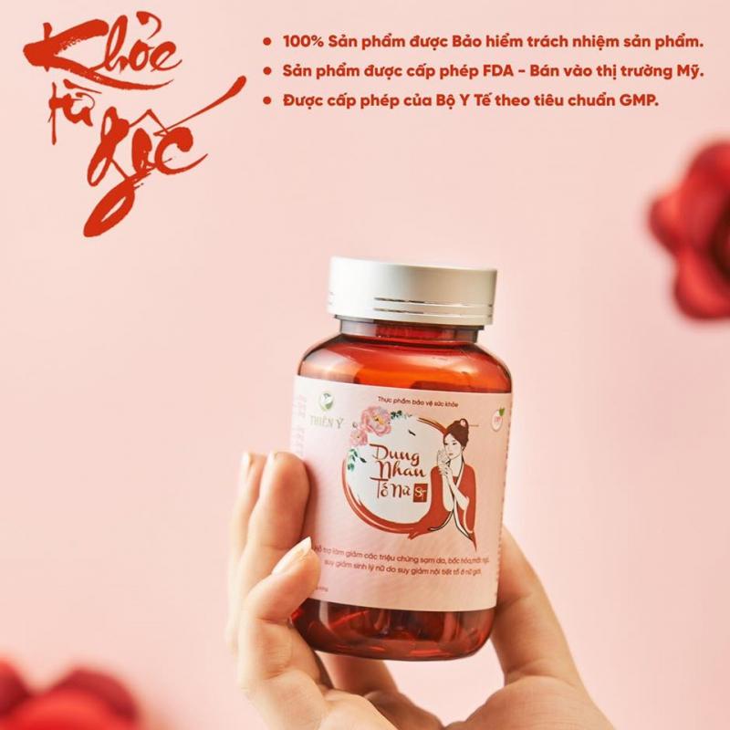 Viên ﻿uống nội tiết tố nữ Dung Nhan Tố Nữ ST TY05 cải thiện sức khỏe hộp 30 viên