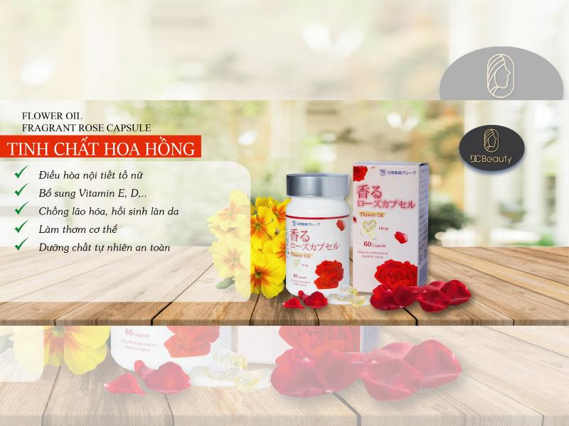Viên uống thơm cơ thể Flower Oil