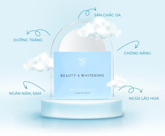 Viên uống trắng da chống nắng Shiratori Beauty & Whitening 90 viên
