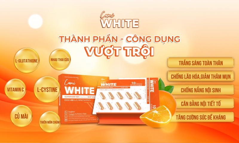 Viên Uống Trắng Da Comi White
