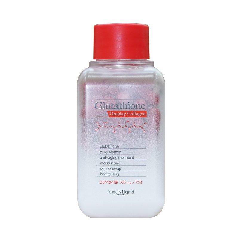 Viên uống trắng da, giúp da săn chắc Angels Liquid Glutathione Oneday Collagen 72 viên