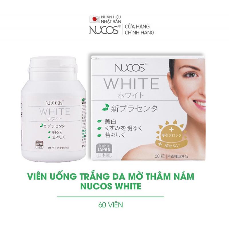 Viên uống trắng da mờ thâm nám Nucos White