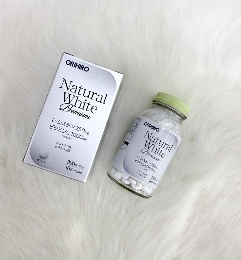Viên uống trắng da Natural White Premium Orihiro