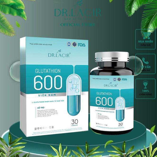 Viên uống trắng da ngừa nám Dr.Laicr Glutathione 600 Dr22