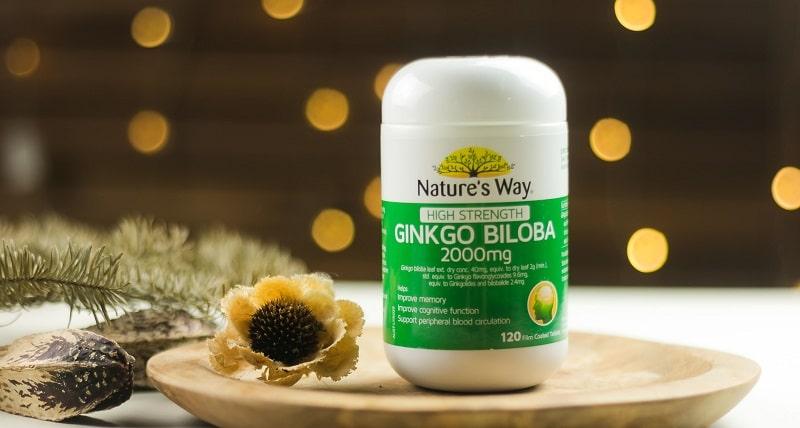Viên uống tuần hoàn não Nature's Way High Strength Ginkgo Biloba