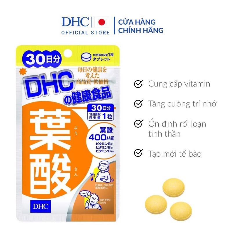 Viên uống vitamin dành cho bà bầu DHC Folic Acid