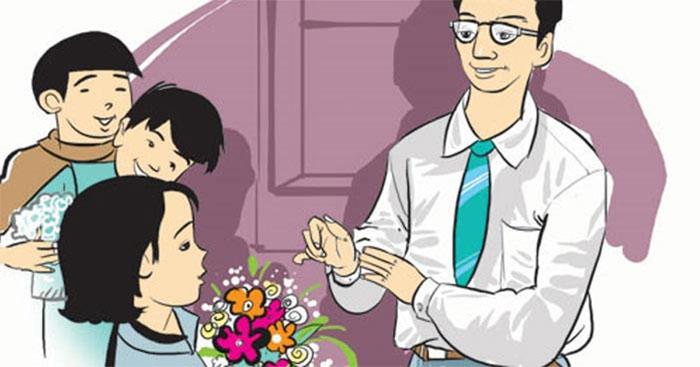Thầy đã về hưu