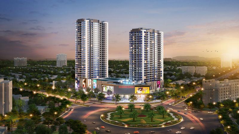Nhìn tổng thể chung cư Vinhomes Bắc Ninh