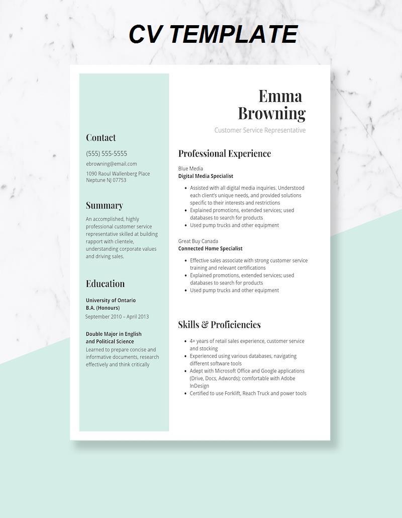 Visual CV