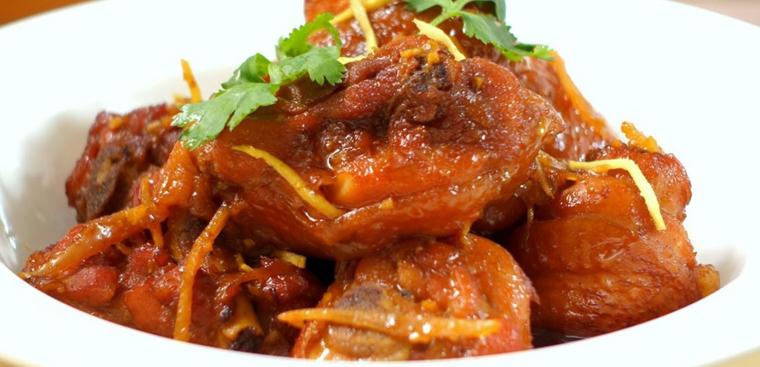 Vịt xào gừng