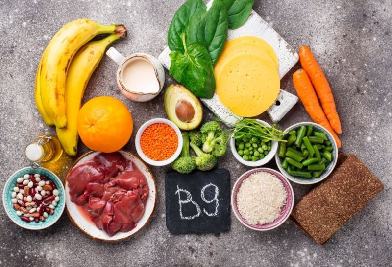 Bổ sung thực phẩm giàu vitamin B9