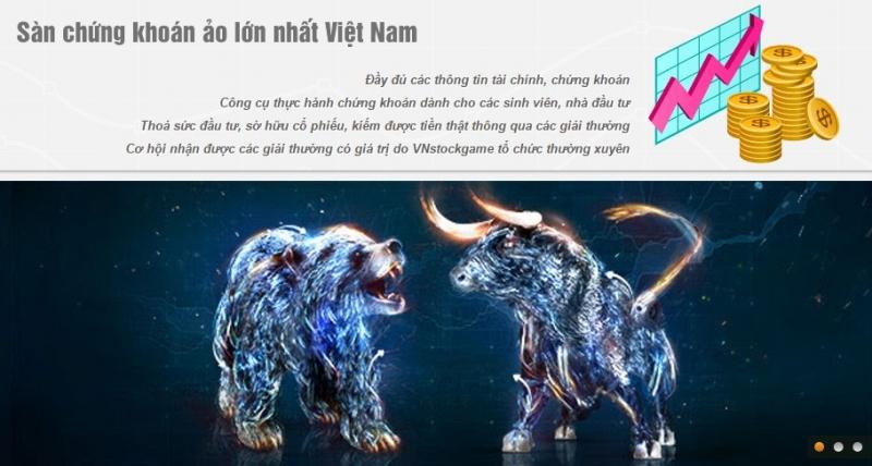 Giao diện của VN Stock Game
