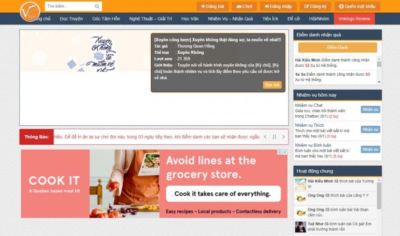 Website của Vnkings