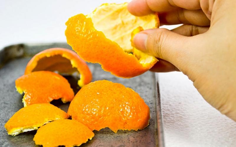 Vỏ quýt có tác dụng chữa viêm họng