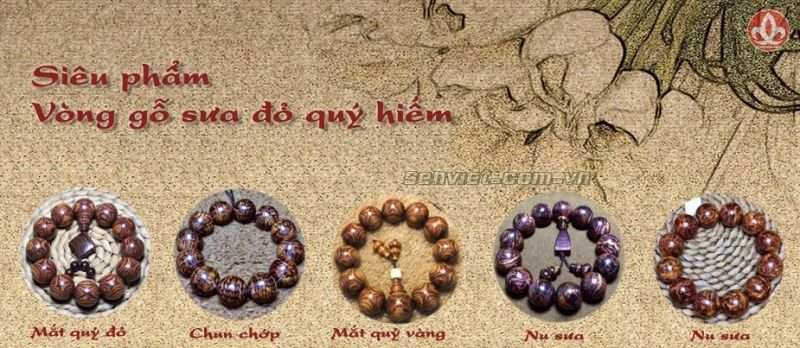 VÒNG TAY GỖ SƯA