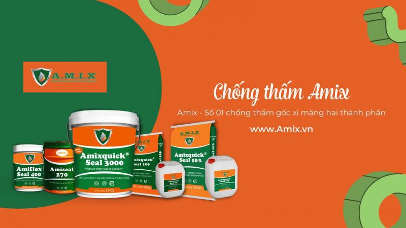 Vữa chống thấm Amix