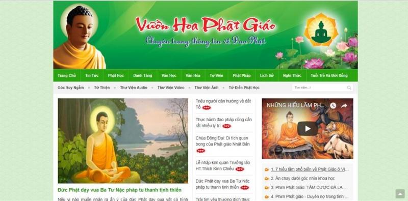 Vườn hoa Phật giáo