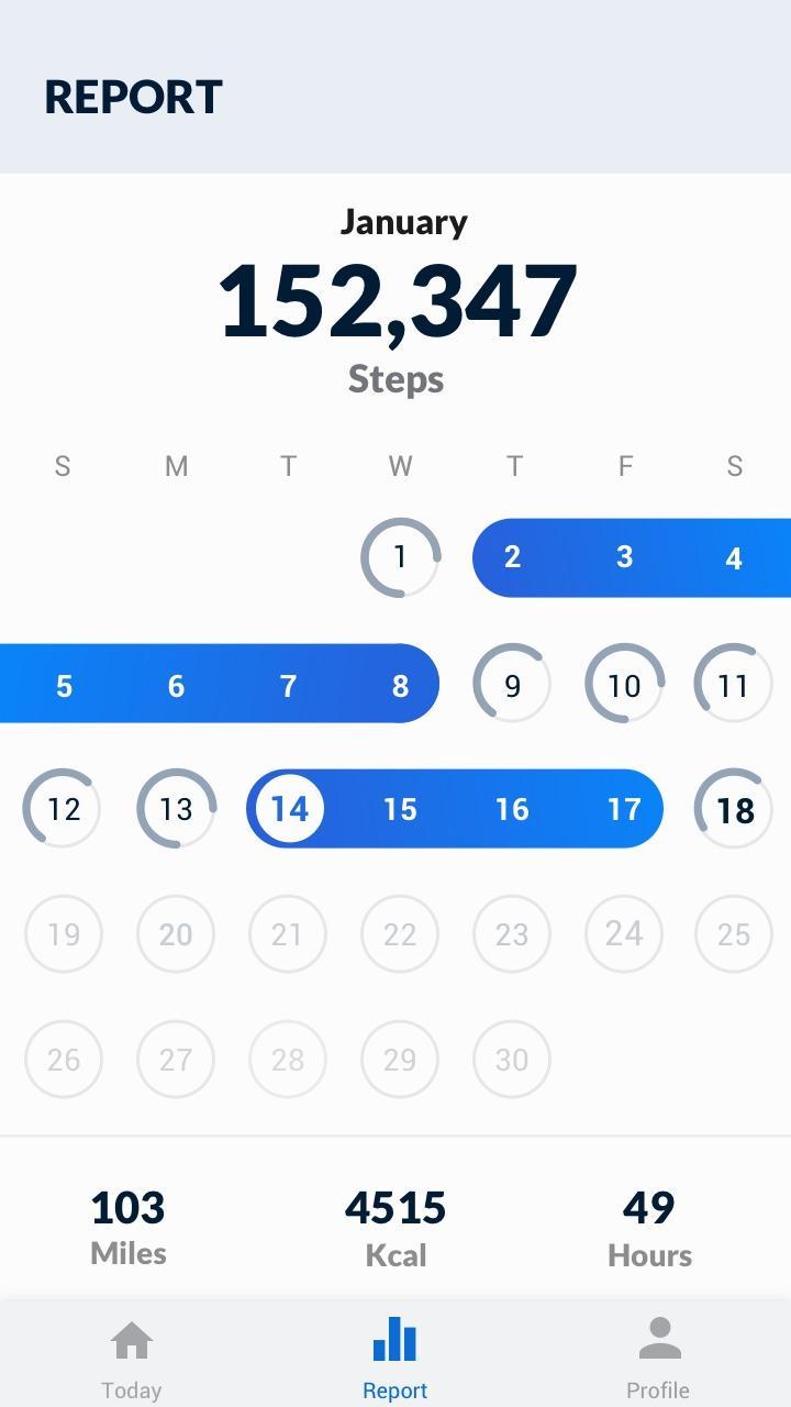 Walk Tracker - Step Counter Free & Calorie Burner