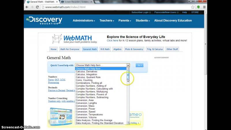 WebMATH