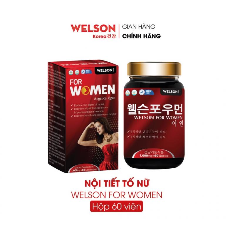 Welson For Women cải thiện nội tiết tố nữ 60 viên