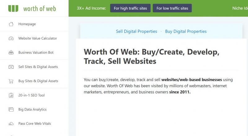 Worth of Web