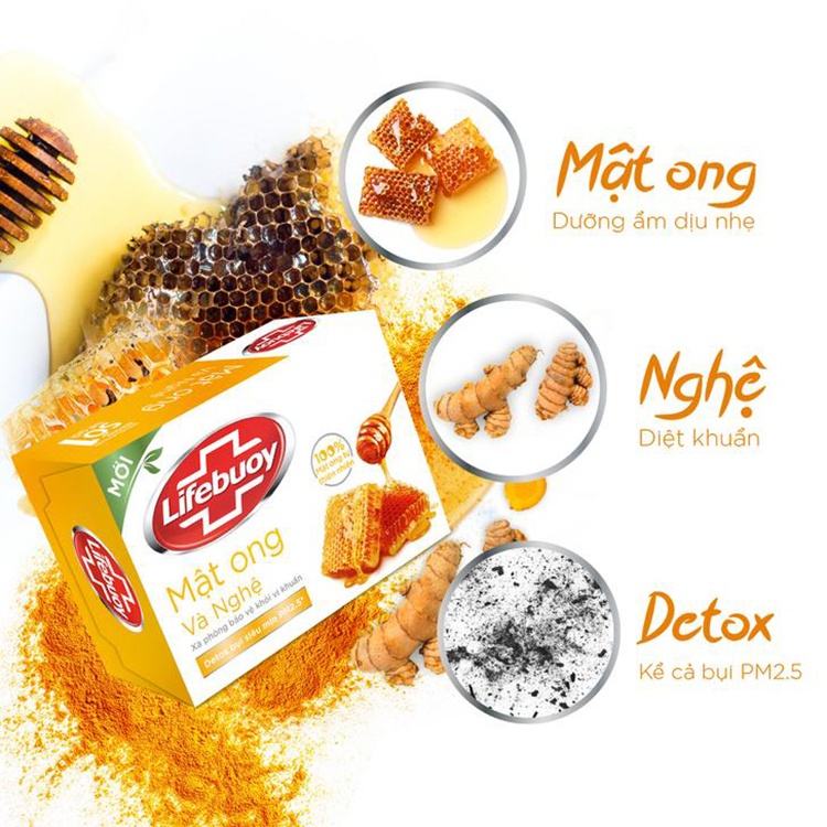 Xà bông nghệ và mật ong Lifebuoy