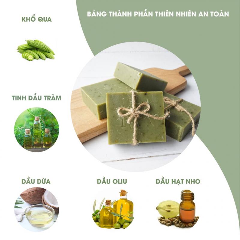 Xà bông thiên nhiên Mộc An khổ qua chăm sóc Face & Body