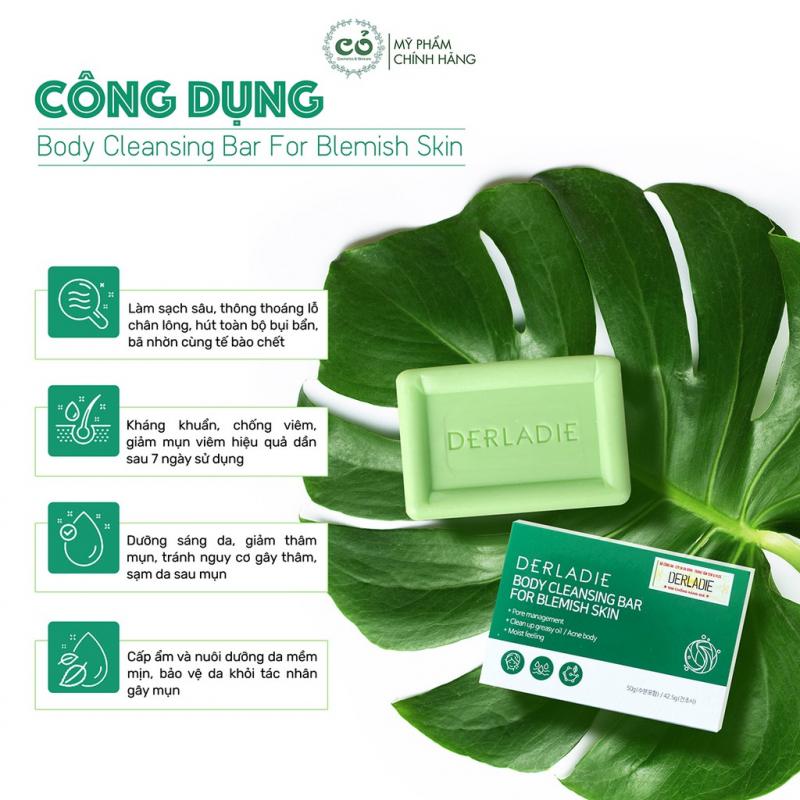 Xà phòng Derladie Body Cleansing giảm mụn cơ thể
